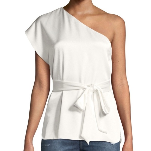 Alice + Olivia Tops - Alice + Olivia Lavine One Shoulder Top